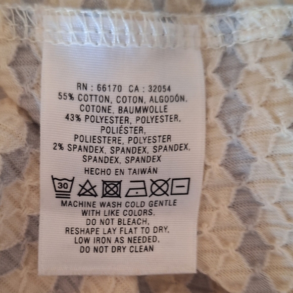 Anthropologie postmark peplum stretchy top sz medium *C - Picture 7 of 7